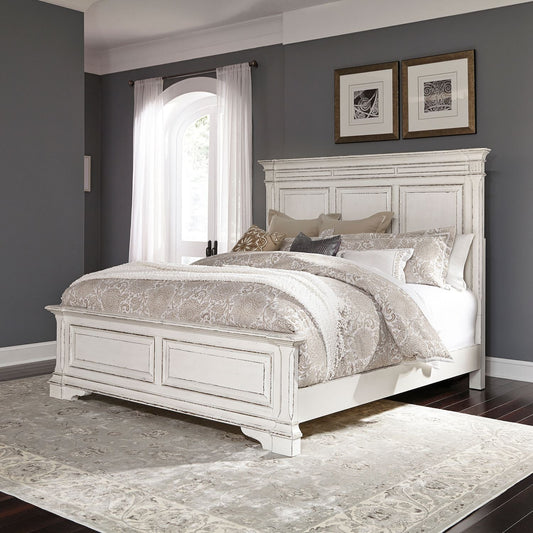 Abbey Park King Panel Bed - Rooms For Less Furniture Outlet
