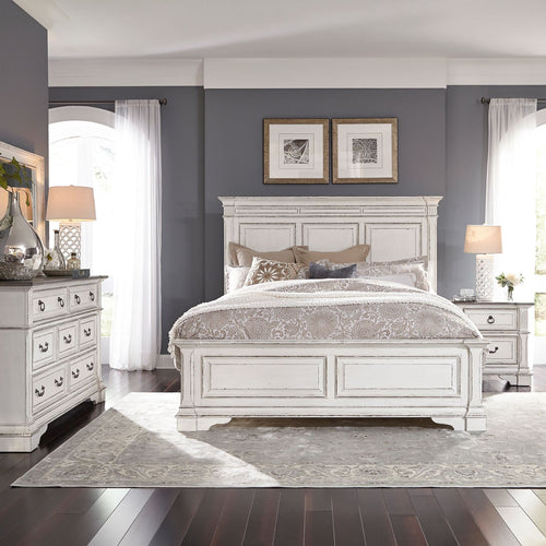 Abbey Park King Panel Bedroom Set - Rooms For Less Furniture Outlet