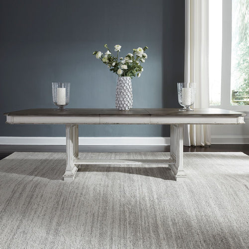 Abbey Park Trestle Table - Rooms For Less Furniture Outlet