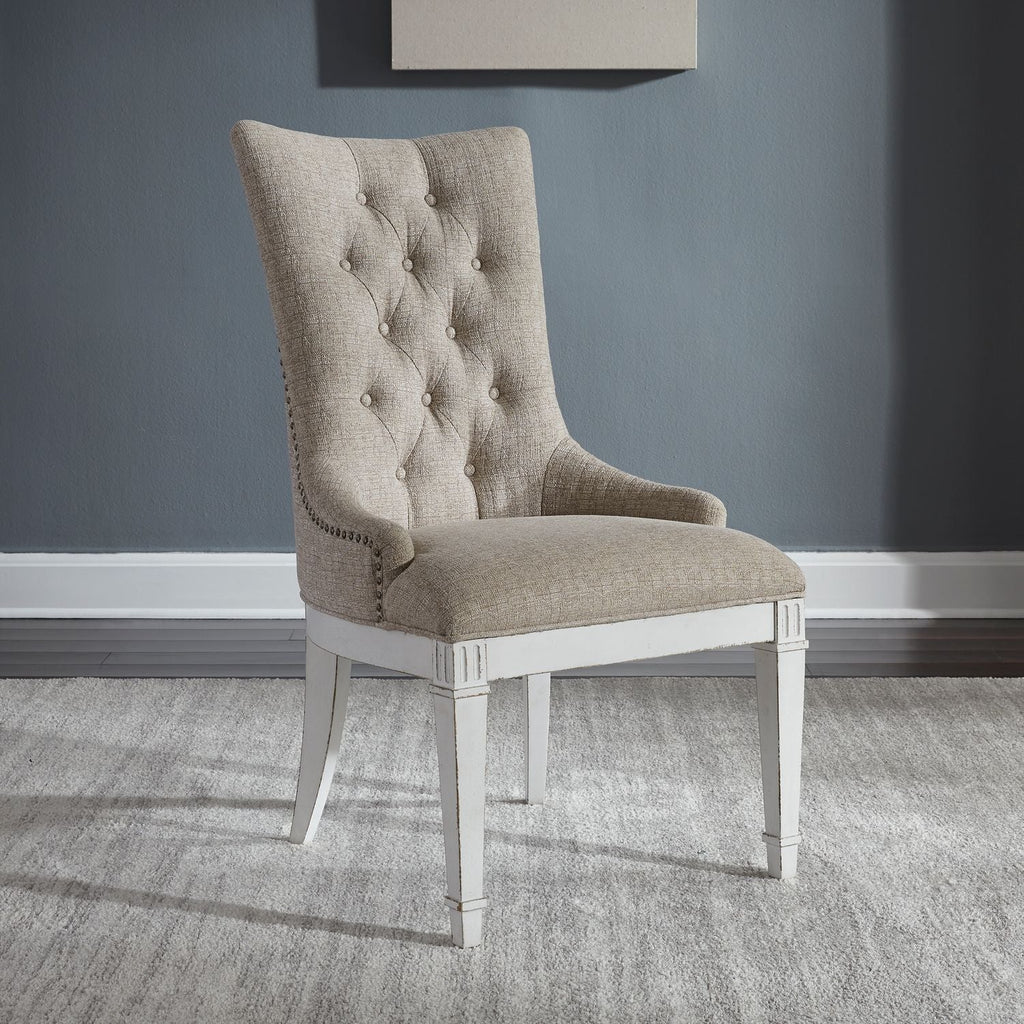 Abbey Park Tufted Captains Chair - Rooms For Less Furniture Outlet
