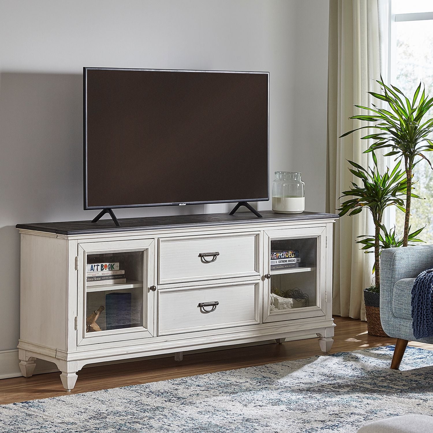Allyson Park 72" TV Stand - Rooms For Less Furniture Outlet
