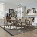 Americana Farmhouse 7pc Leg Table Set - Rooms For Less Furniture Outlet