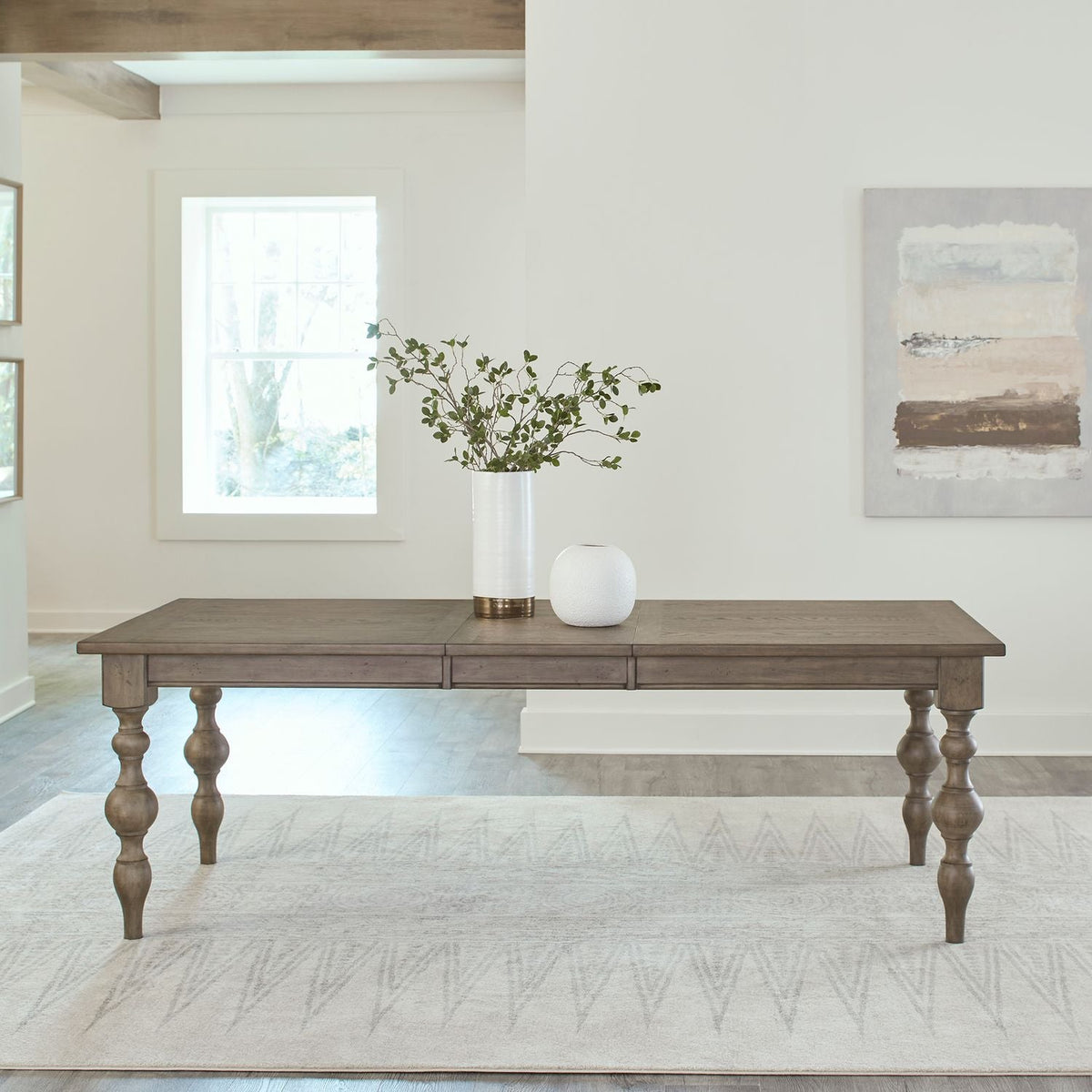 Americana Farmhouse Rectangular Leg Table - Rooms For Less Furniture Outlet