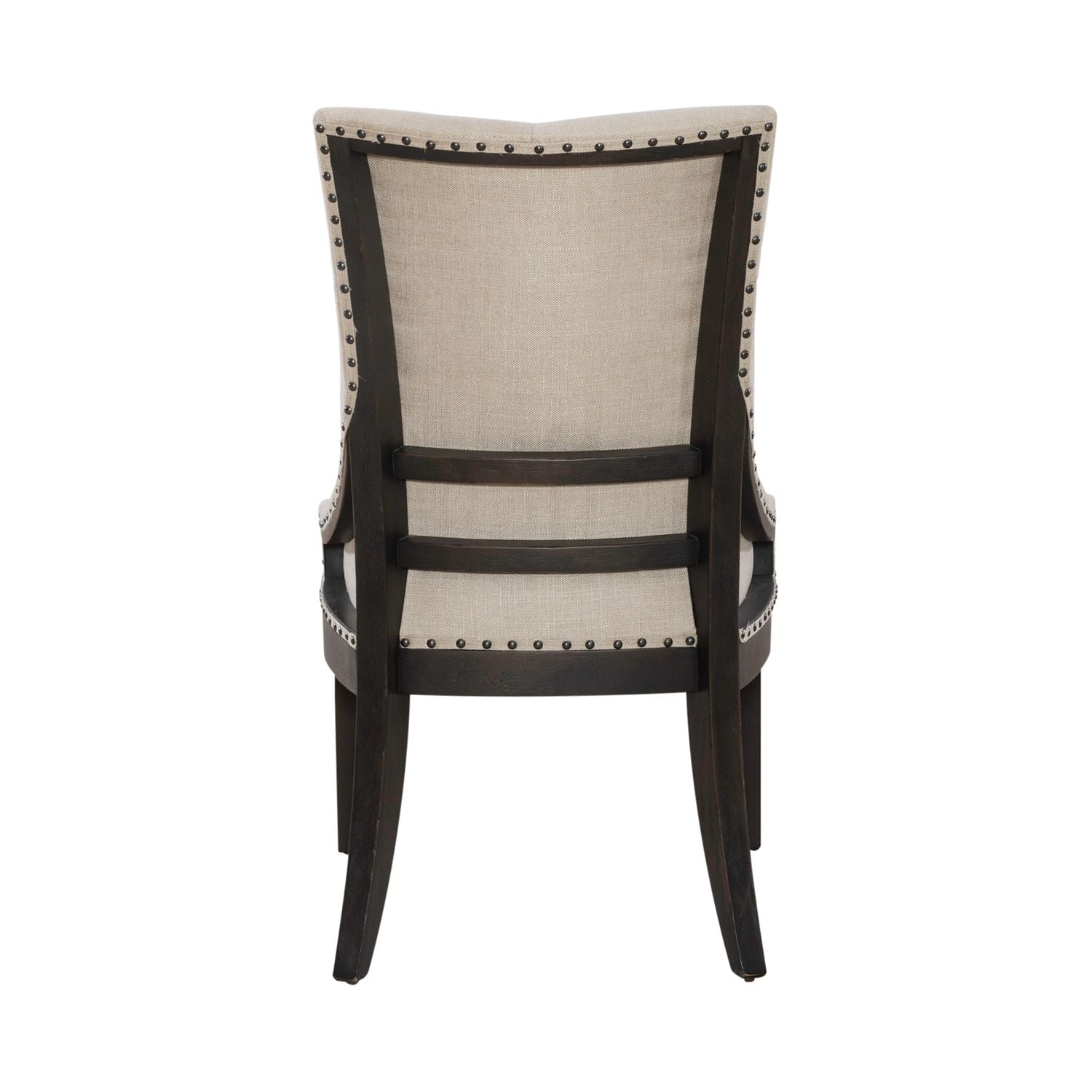 Americana Farmhouse Upholstered Shelter Side Chair - Rooms For Less Furniture Outlet