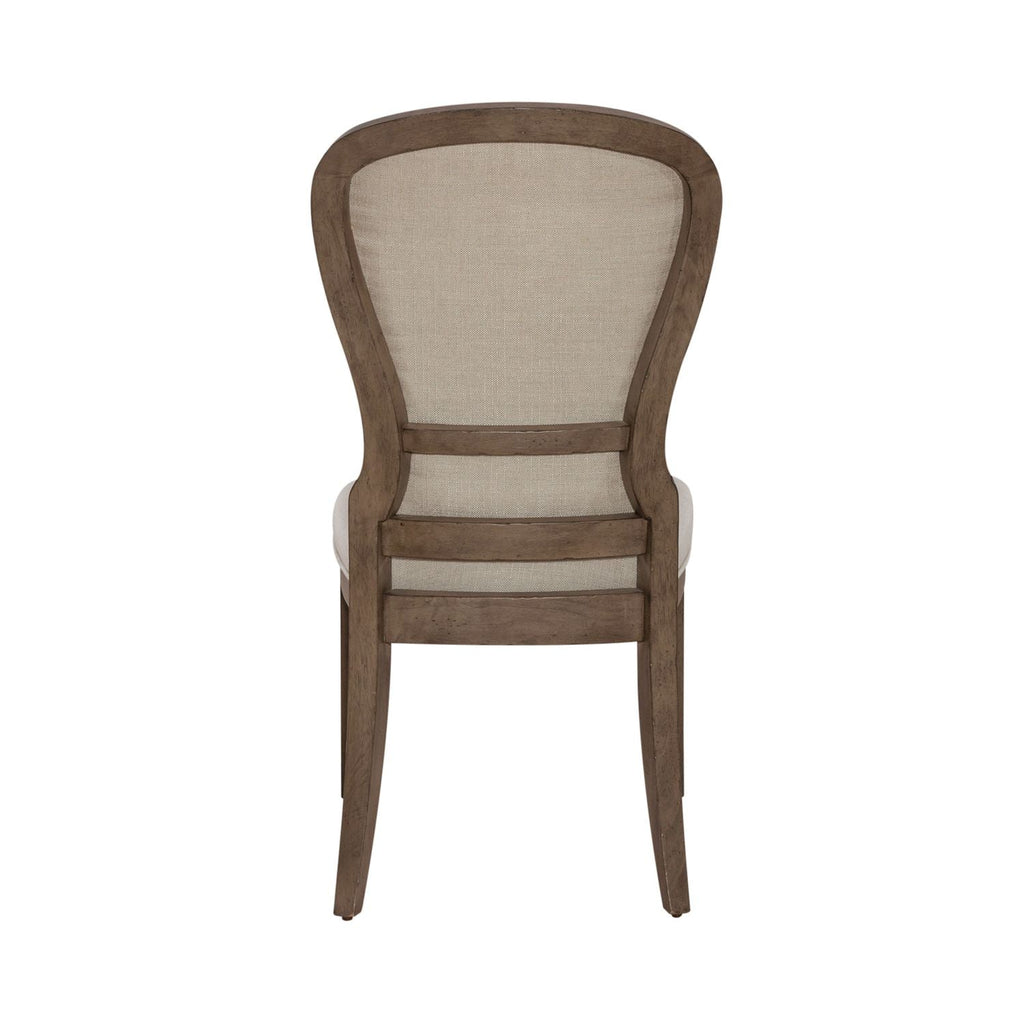 Americana Farmhouse Upholstered Tufted Back Side Chair - Rooms For Less Furniture Outlet