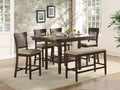 Balin 6pc Counter Height Dining Set w/Bench - Rooms For Less Furniture Outlet