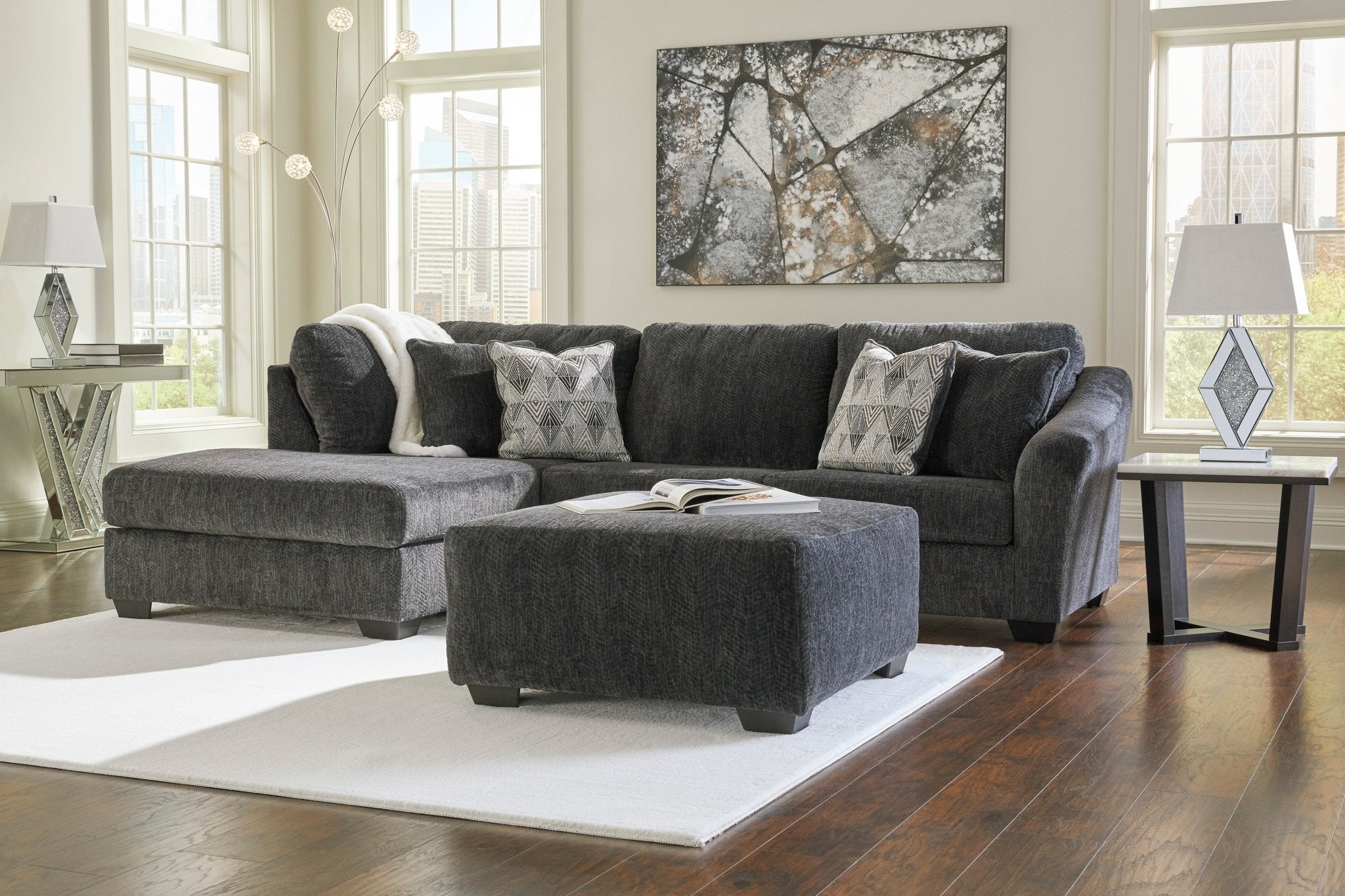 Biddeford Oversized Accent Ottoman - Rooms For Less Furniture Outlet