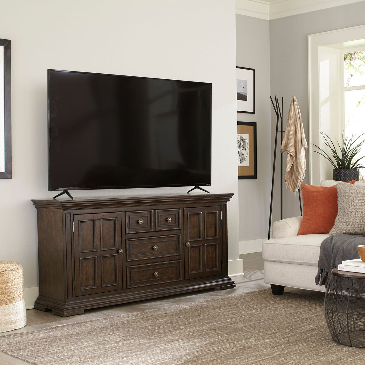 Big Valley 66" TV Console - Rooms For Less Furniture Outlet