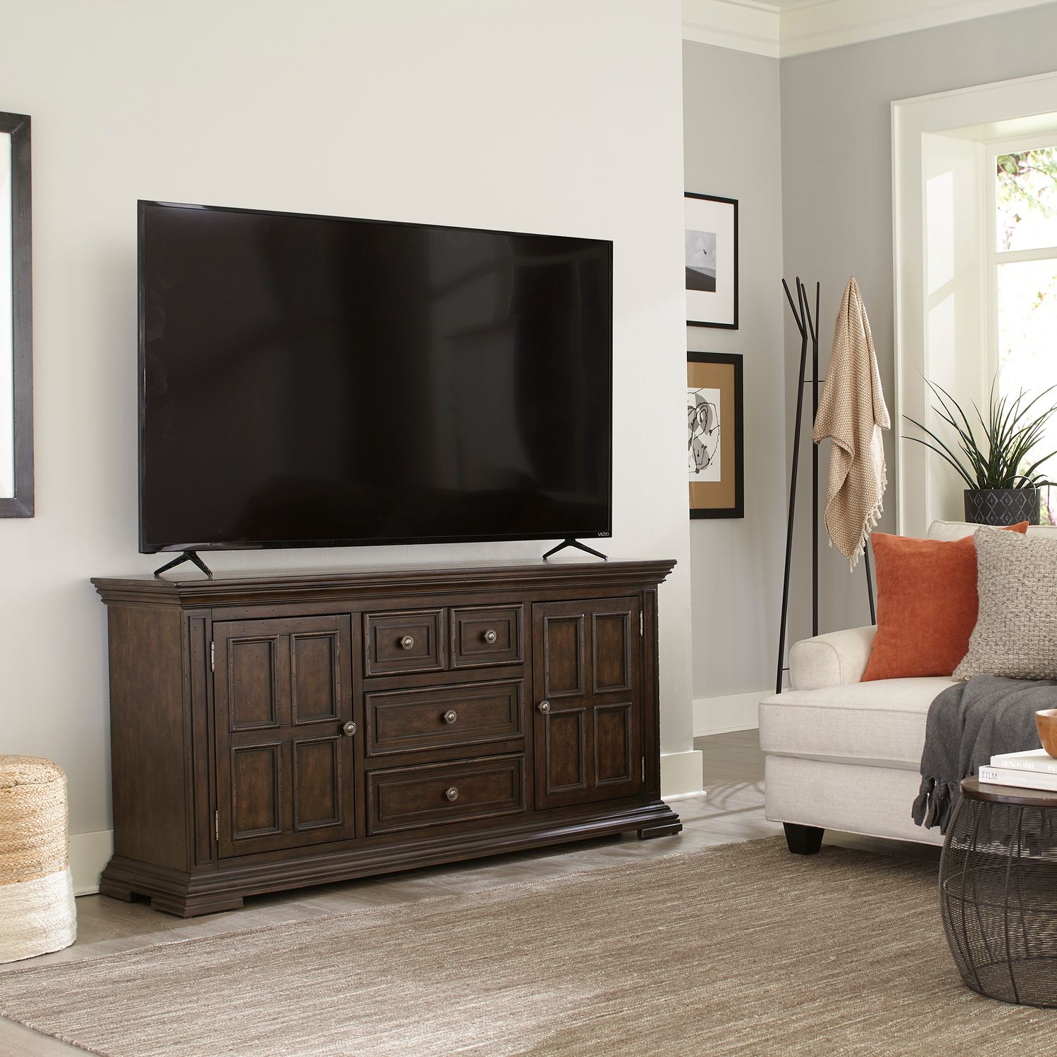 Big Valley 66" TV Console - Rooms For Less Furniture Outlet