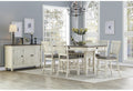 Bolan 7pc Counter Height Dining Set - White - Rooms For Less Furniture Outlet