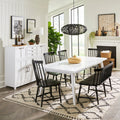 Capeside Cottage 6pc Rectangular Table Set - Rooms For Less Furniture Outlet