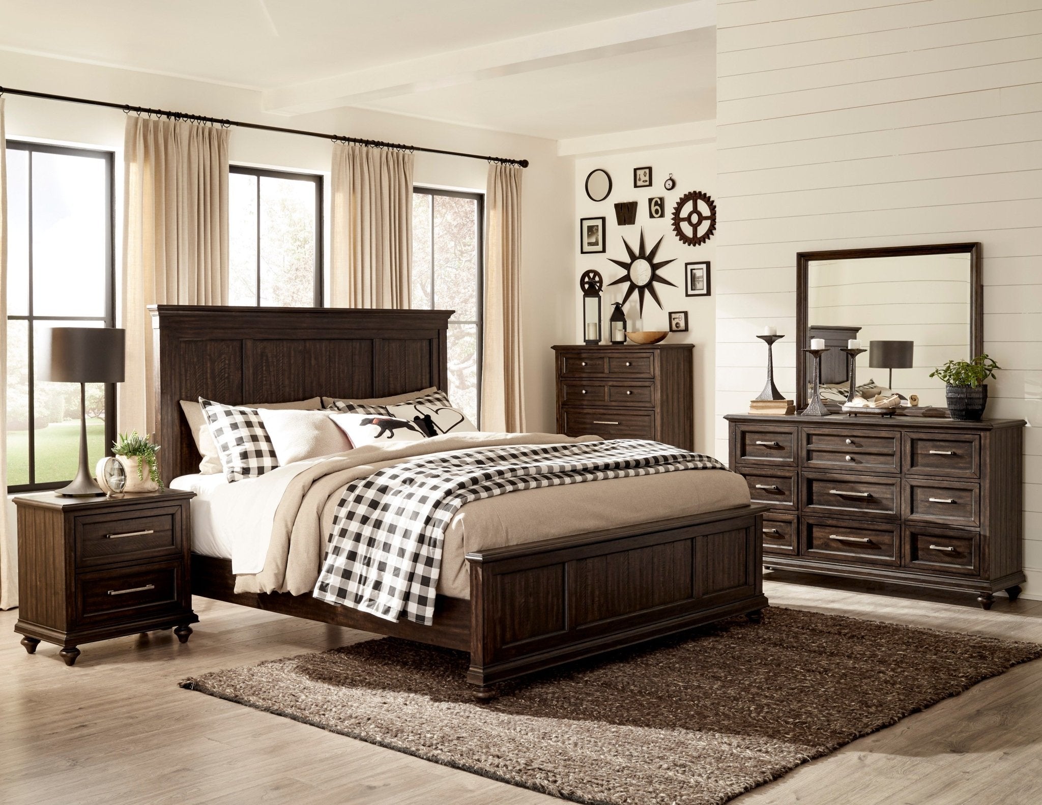 Cardano 7pc King Bedroom Set - Rooms For Less Furniture Outlet