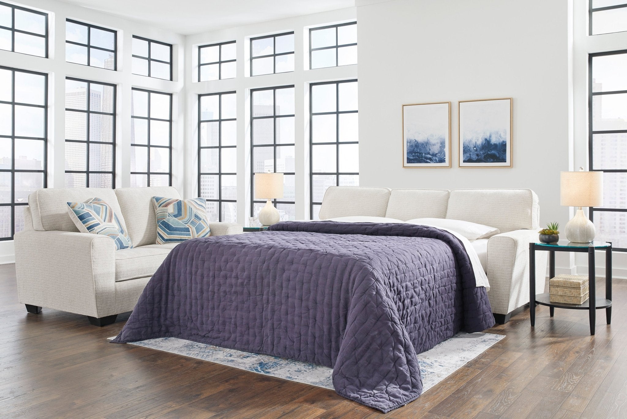 Cashton Queen Sofa Sleeper - Rooms For Less Furniture Outlet