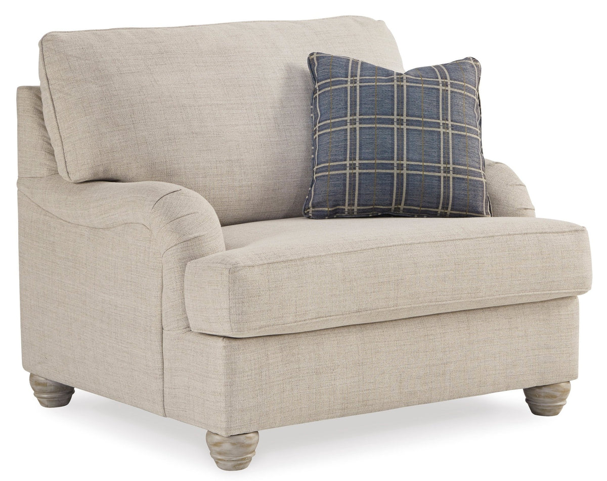 Chair and a Half with Ottoman - Rooms For Less Furniture Outlet
