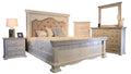 Chalet Queen Padded Custom Bedroom Set - Rooms For Less Furniture Outlet