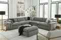 Cloud Grey 5pc Sectional - Rooms For Less Furniture Outlet