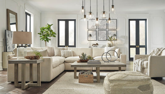 Cloud Linen 5pc Sectional - Rooms For Less Furniture Outlet