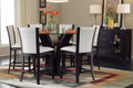 Daisy 5pc Counter Height Set w/White BarStools - Rooms For Less Furniture Outlet