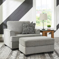 Deakin Oversized Chair & Ottoman - Rooms For Less Furniture Outlet