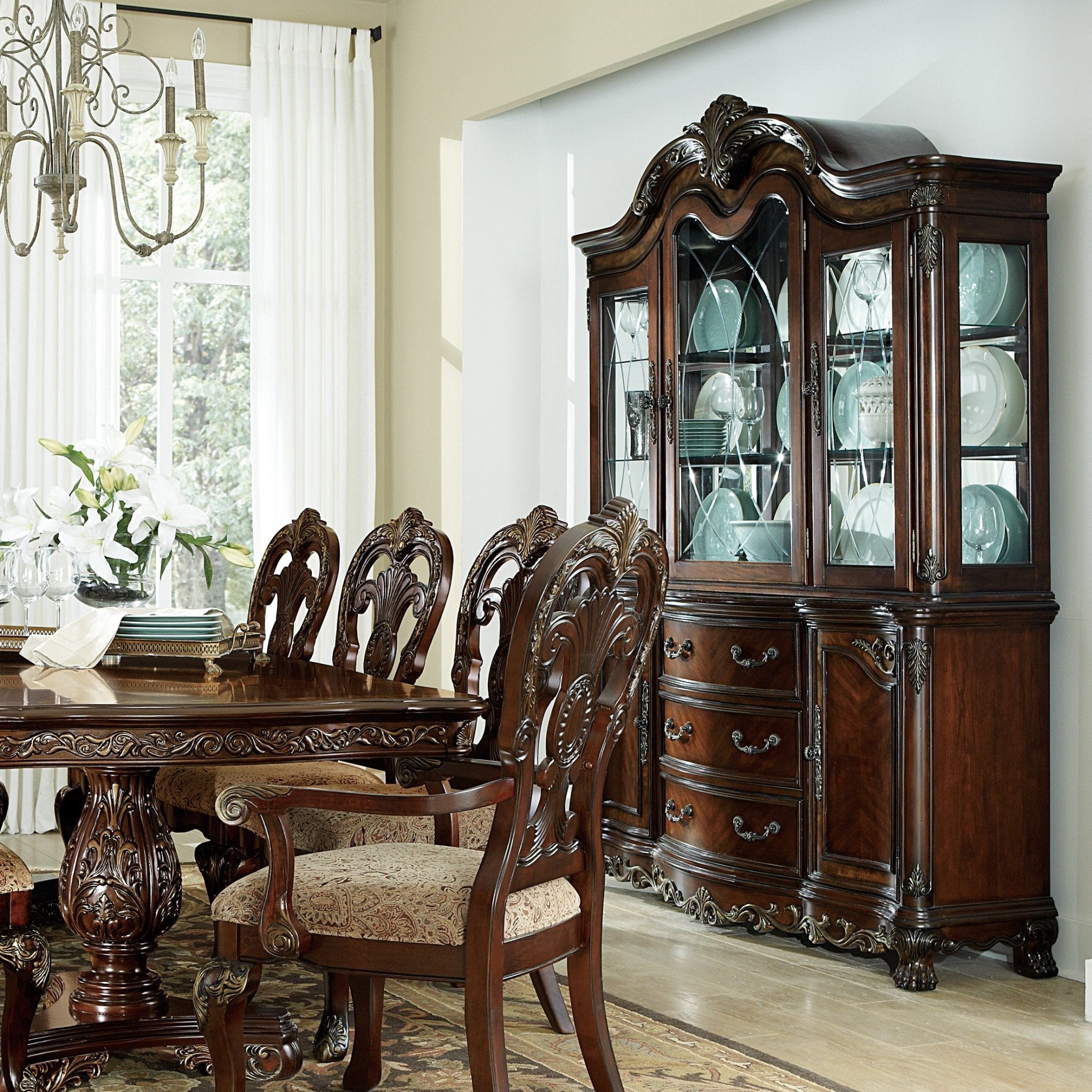 Deryn Park Buffet & Hutch - Rooms For Less Furniture Outlet