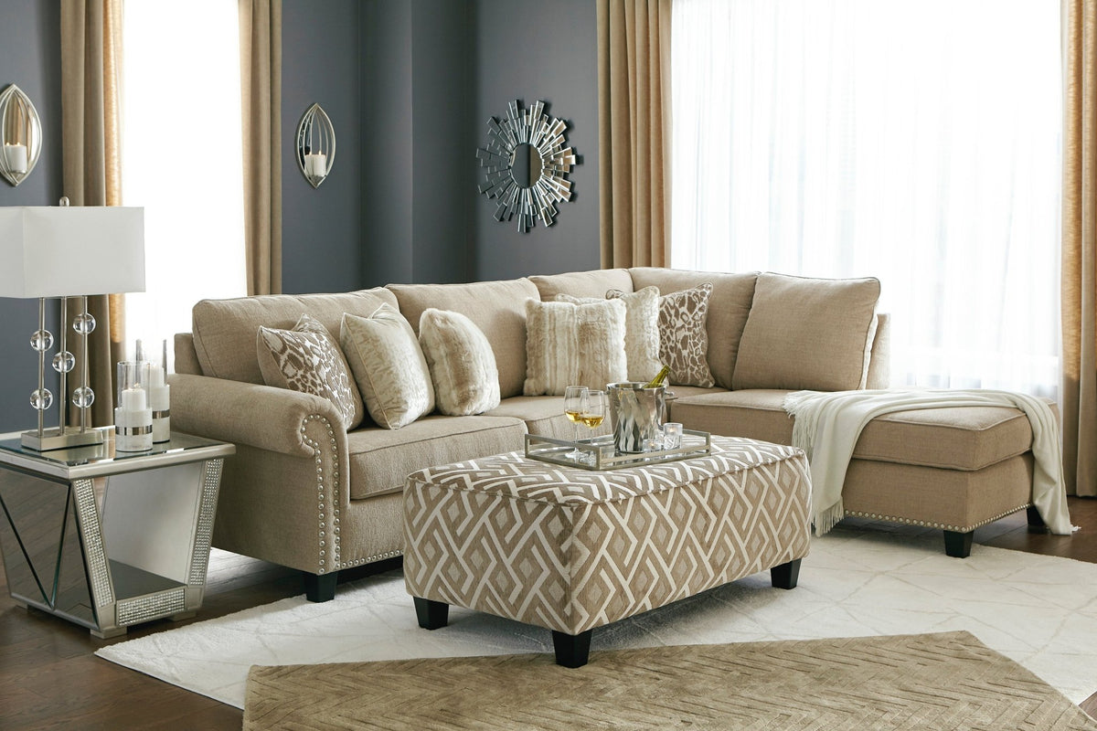 Dovemont 2 - Piece Sectional with Chaise - Rooms For Less Furniture Outlet
