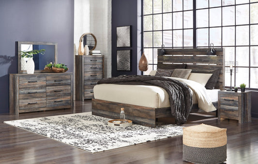 Drystan 6pc King Bedroom Set - Rooms For Less Furniture Outlet