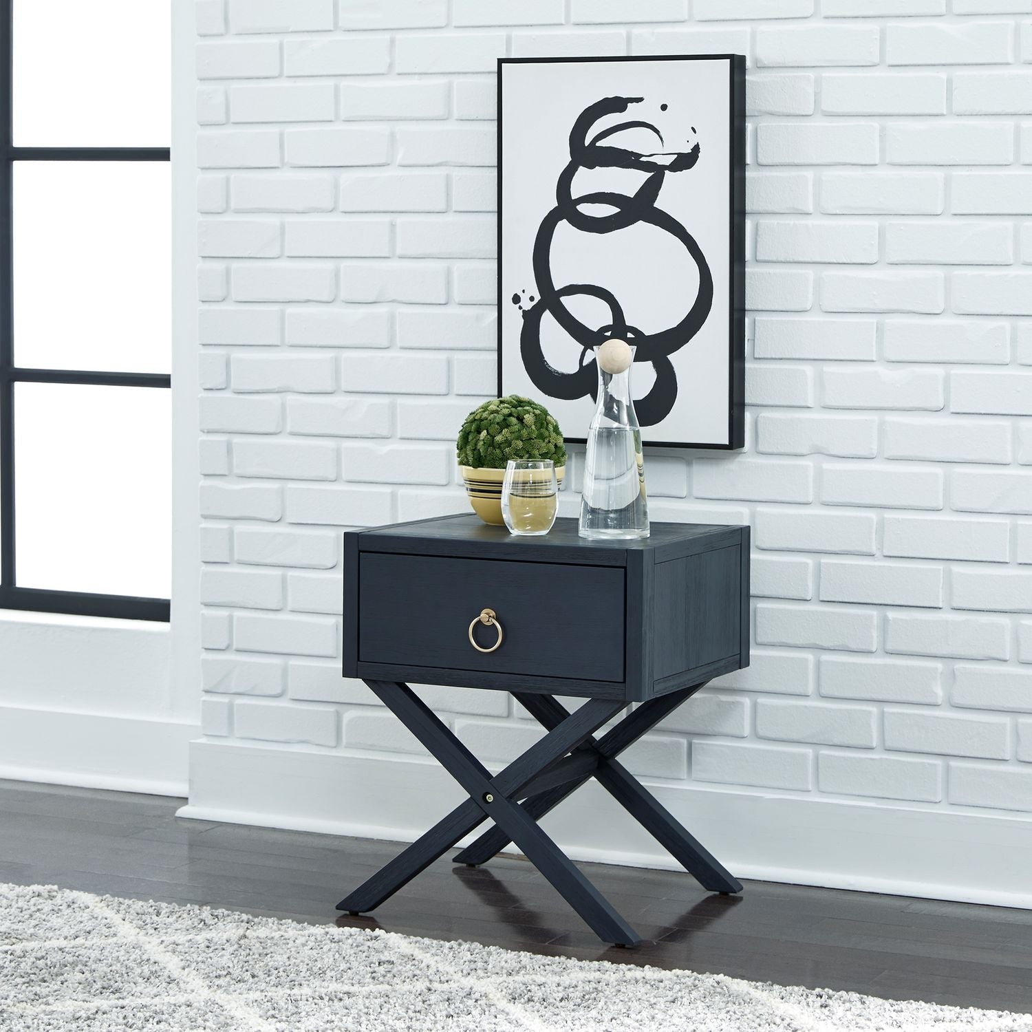 East End One Drawer Accent Table - Rooms For Less Furniture Outlet