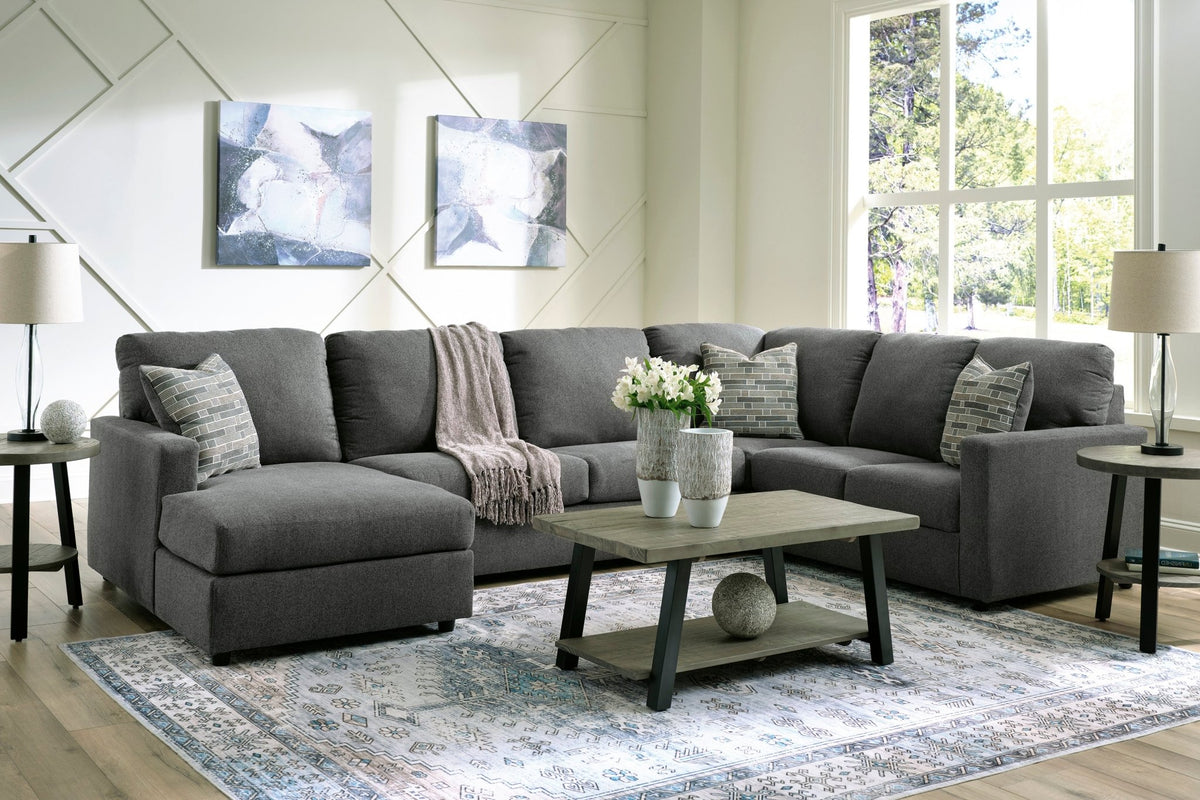 Edenfield 3 - Piece Sectional with Chaise - Rooms For Less Furniture Outlet