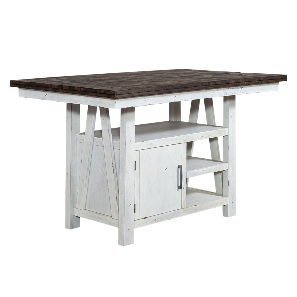 Farmhouse 5pc Counter Height Dining Set - Rooms For Less Furniture Outlet