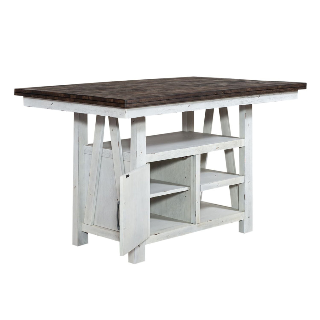 Farmhouse 5pc Counter Height Dining Set - Rooms For Less Furniture Outlet