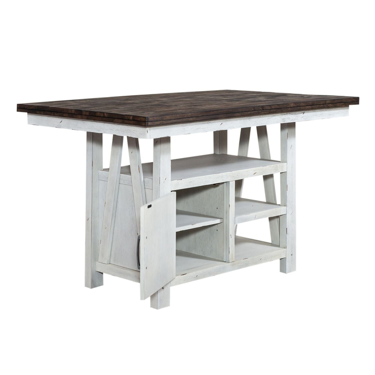 Farmhouse 5pc Counter Height Dining Set - Rooms For Less Furniture Outlet