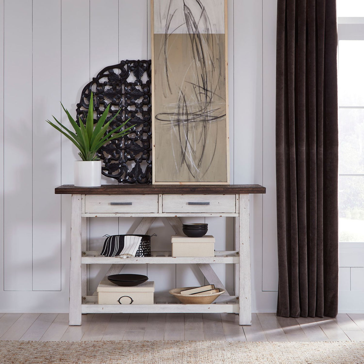 Farmhouse Server - Rooms For Less Furniture Outlet