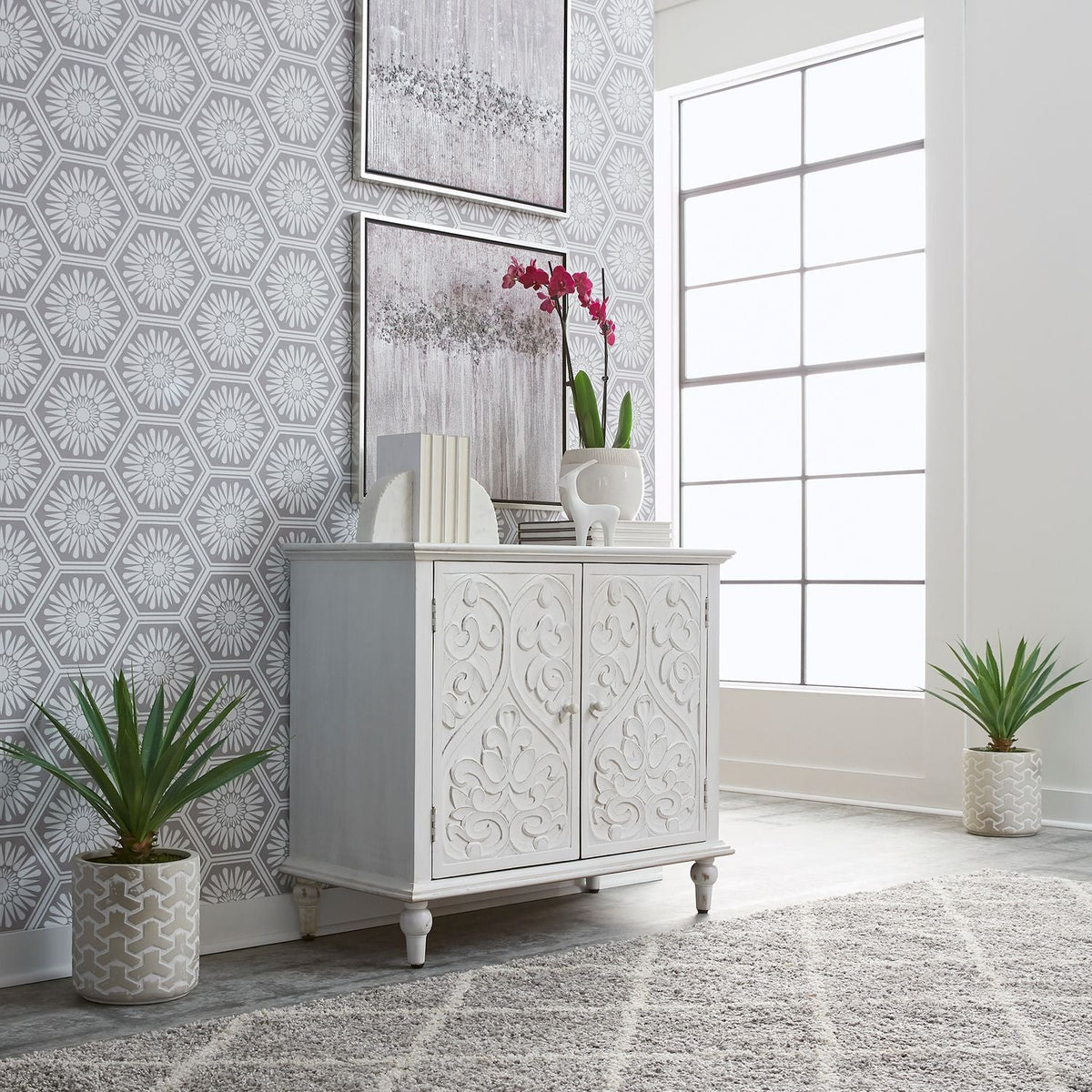 French Quarter Accent Cabinet - Rooms For Less Furniture Outlet