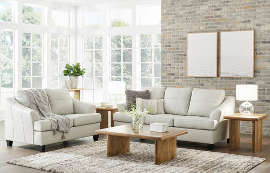 Genoa Genuine Leather Sofa & Loveseat - Rooms For Less Furniture Outlet