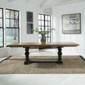 Harvest Home 104" Trestle Table w/20" Butterfly Leaf - Rooms For Less Furniture Outlet