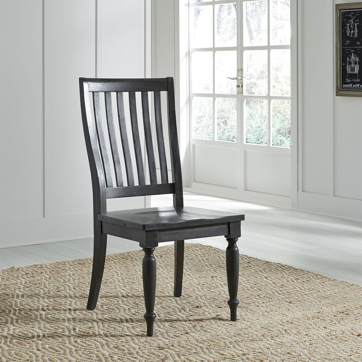 Harvest Home Slat Back Side Chair - Rooms For Less Furniture Outlet
