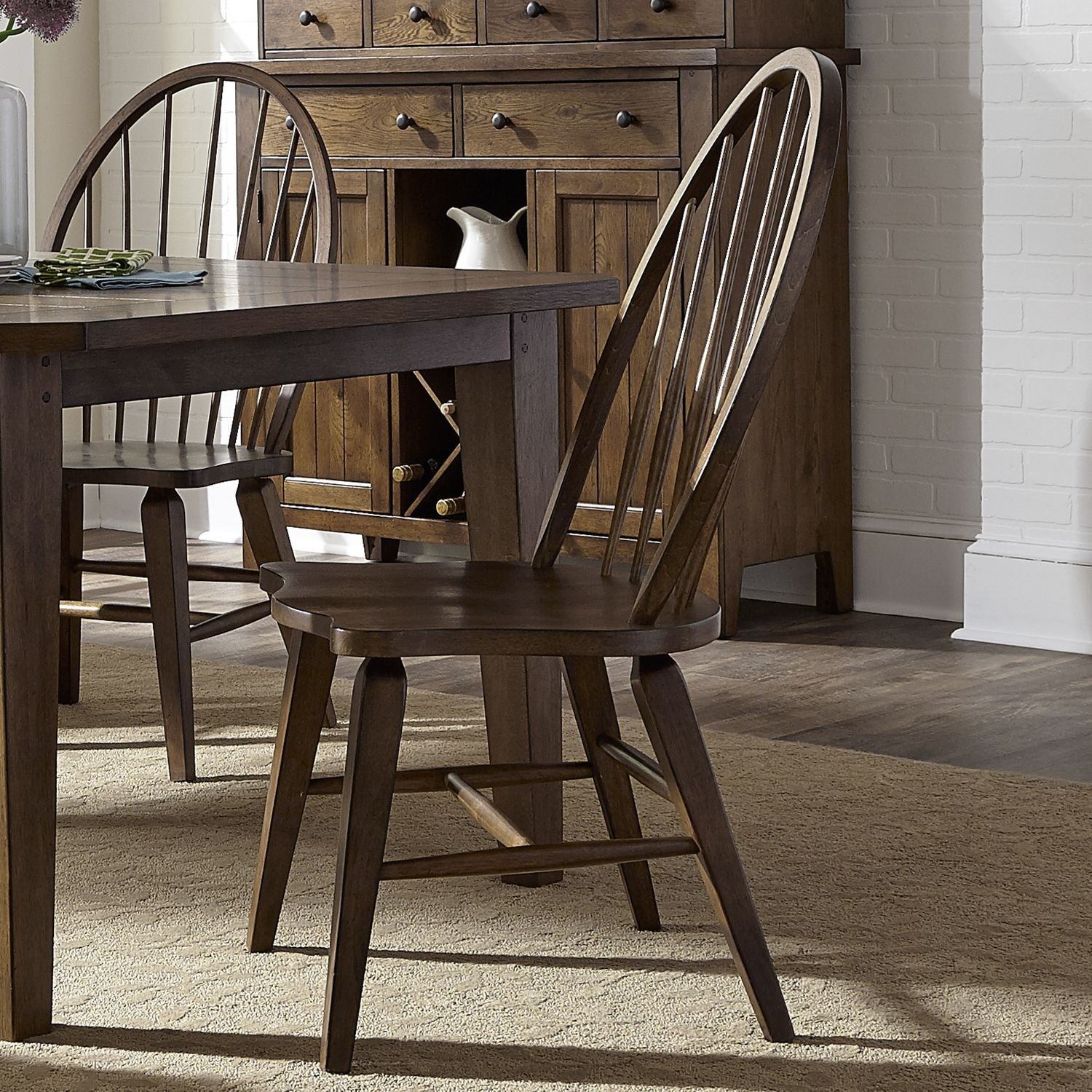 Hearthstone Ridge Windsor Back Side Chair - Rooms For Less Furniture Outlet