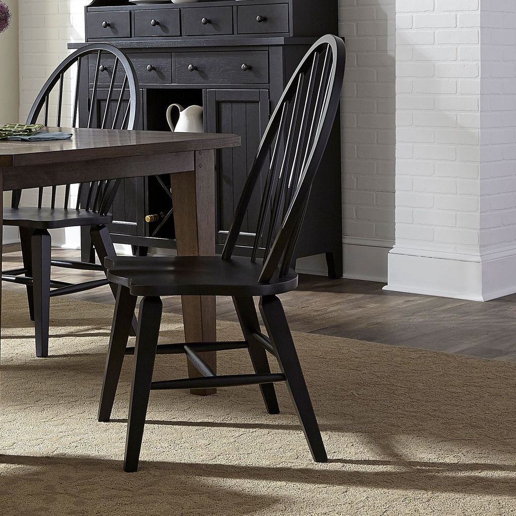 Hearthstone Ridge Windsor Back Side Chair - Rooms For Less Furniture Outlet