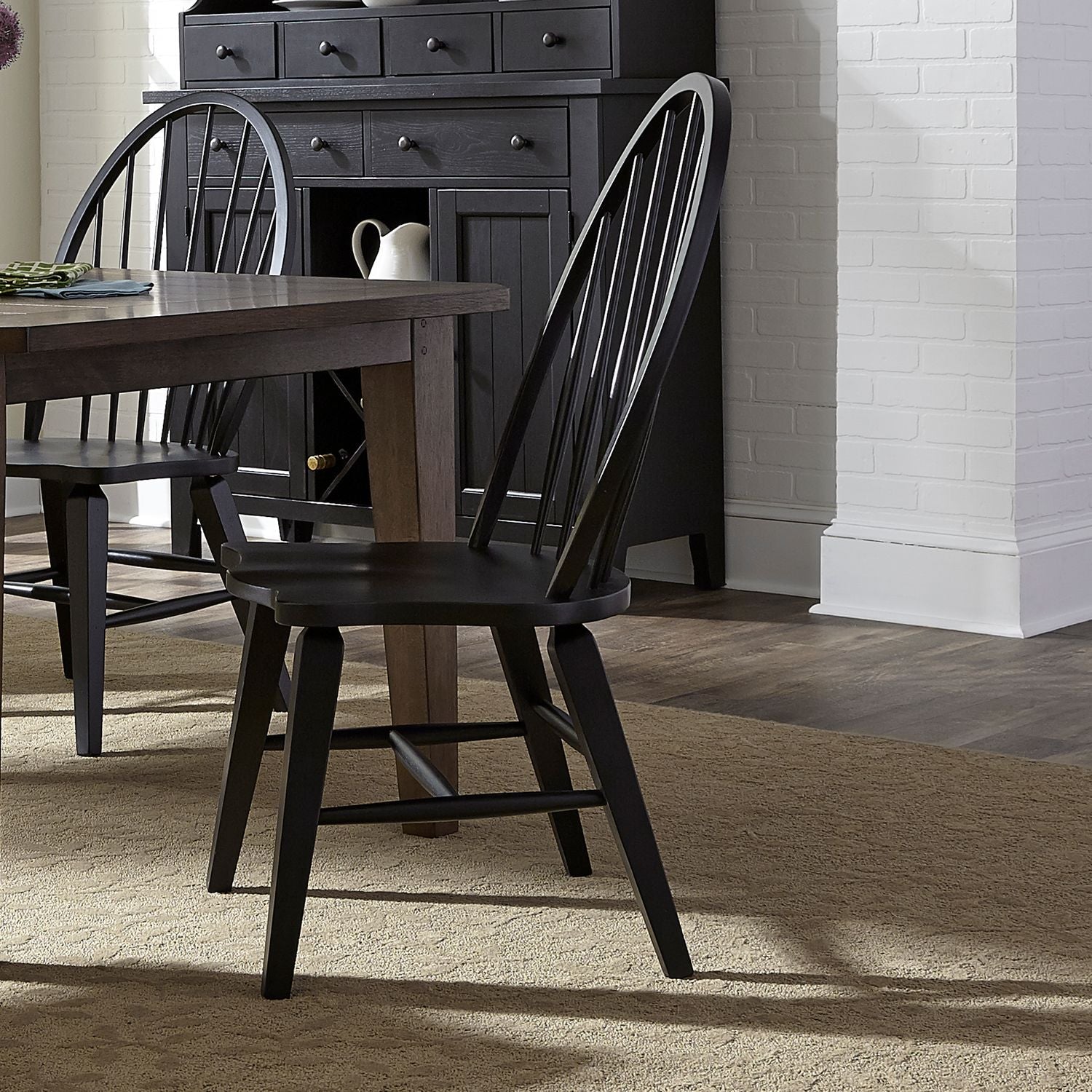 Hearthstone Ridge Windsor Back Side Chair - Rooms For Less Furniture Outlet