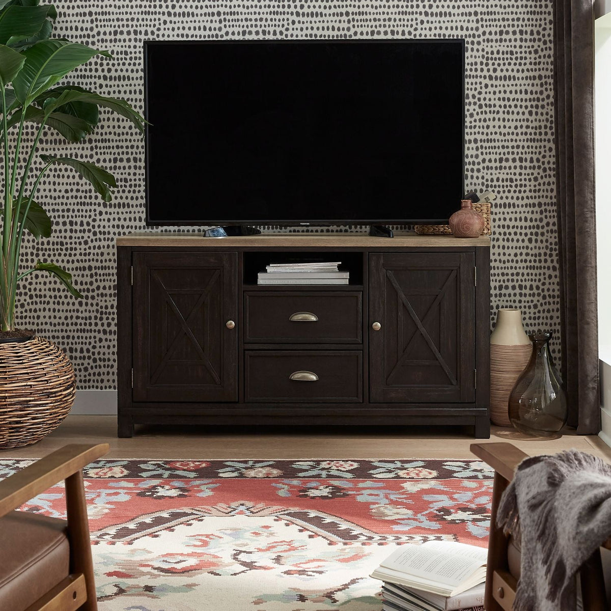 Heatherbrook 56" TV Stand - Rooms For Less Furniture Outlet