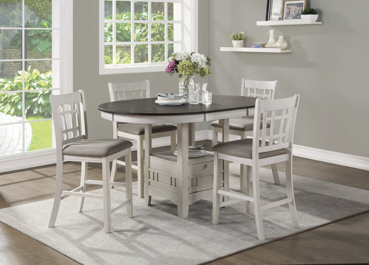 Junipero 5pc Counter Height Dining Set - Rooms For Less Furniture Outlet