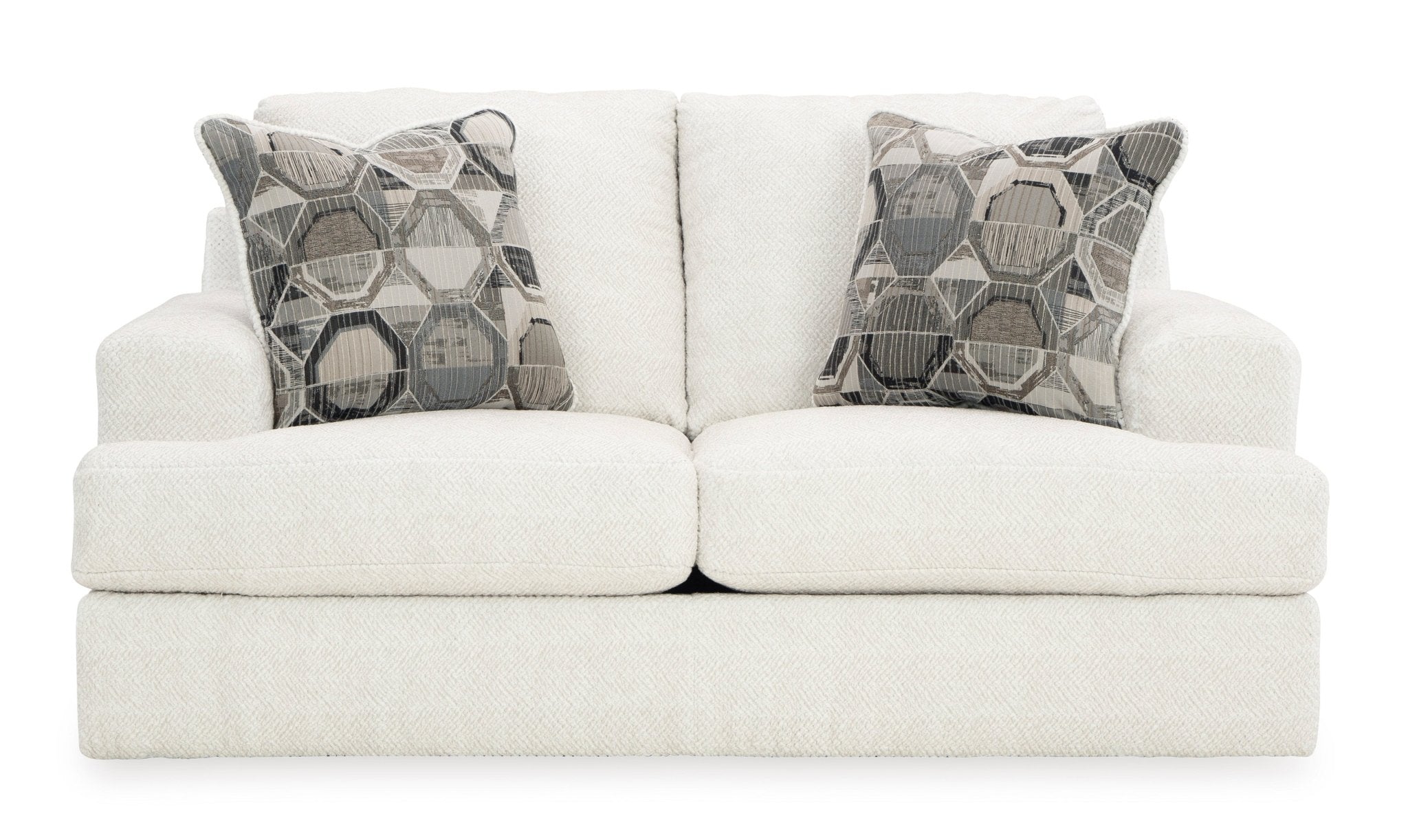 Karinne Linen Loveseat - Rooms For Less Furniture Outlet