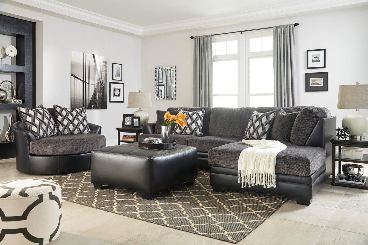 Kumasi Oversized Accent Ottoman - Rooms For Less Furniture Outlet