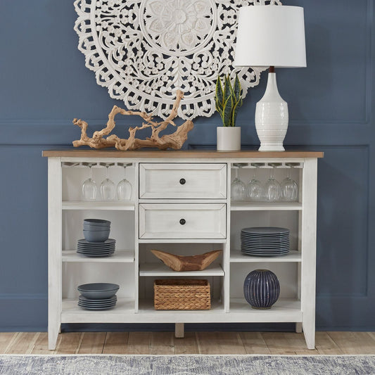 Lakeshore Server - White - Rooms For Less Furniture Outlet