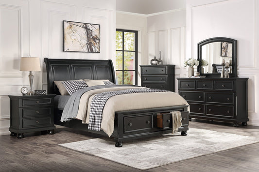 Laurelin 6pc Queen Storage Bedroom Set - Rooms For Less Furniture Outlet