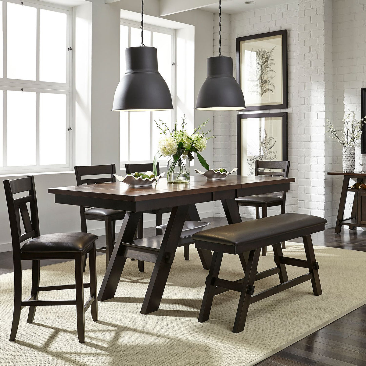 Lawson 78" Counter Height Table - Rooms For Less Furniture Outlet
