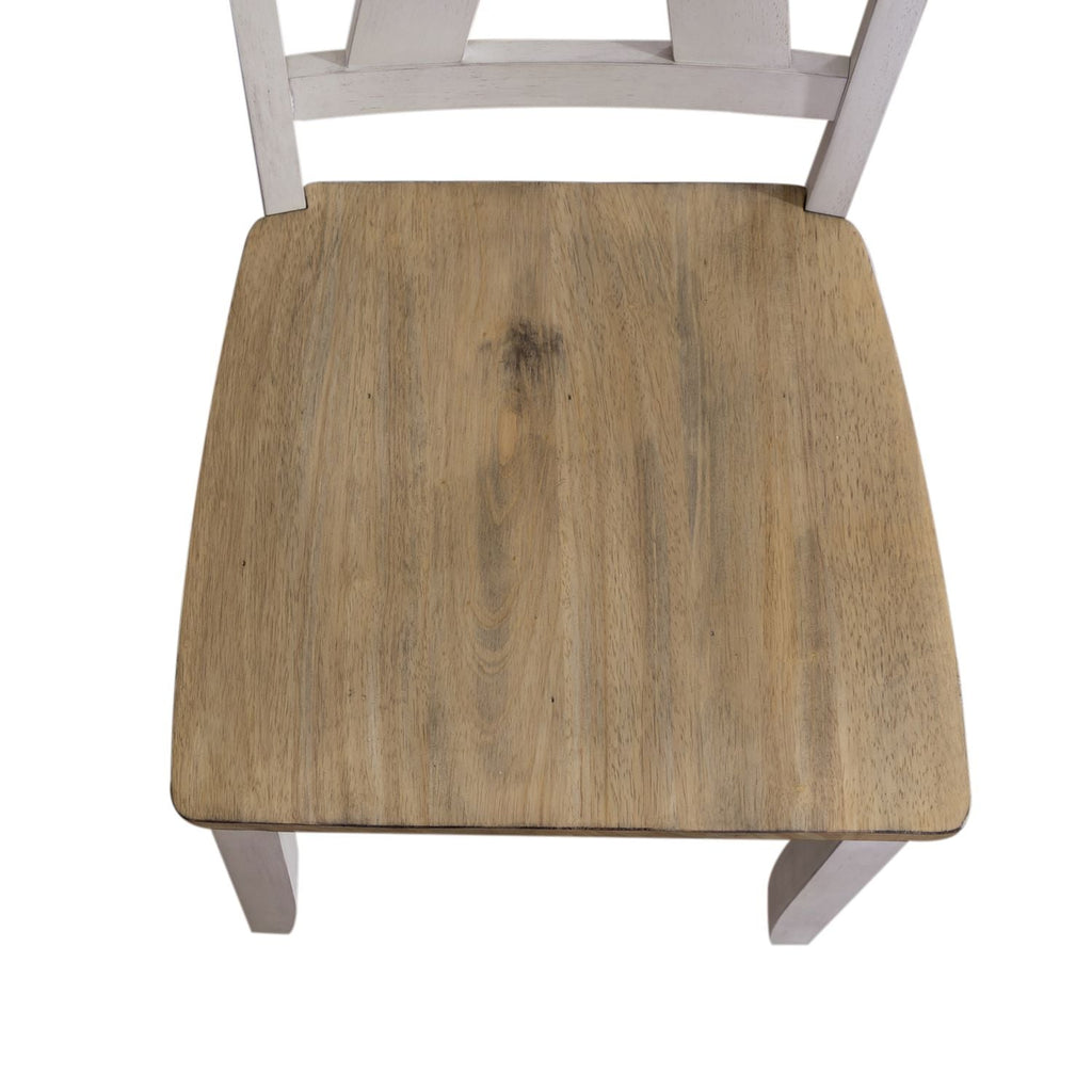 Lindsey Farm 6pc Trestle Table Set - Rooms For Less Furniture Outlet