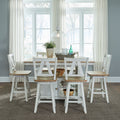 Lindsey Farm 7pc Gathering Table Set - Rooms For Less Furniture Outlet