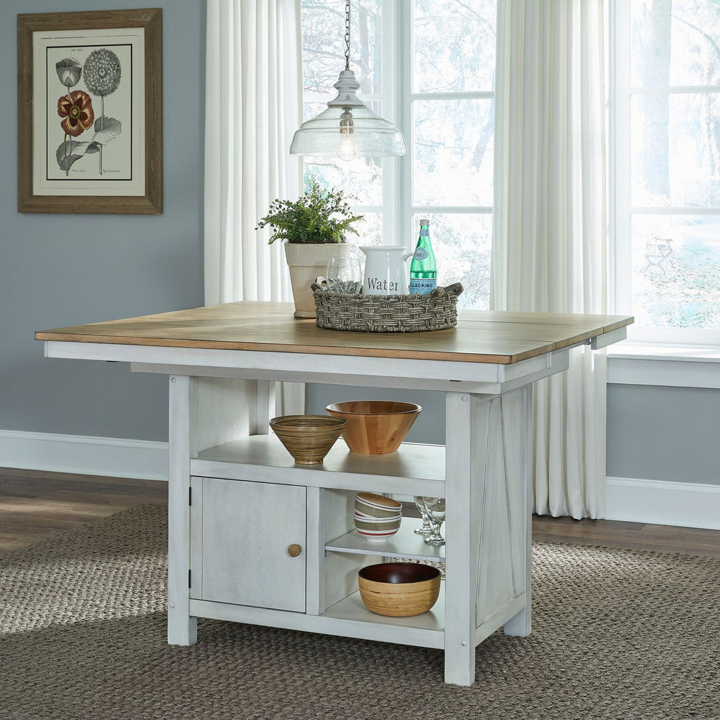 Lindsey Farm Counter Height Table w/Butterfly Leaf - Rooms For Less Furniture Outlet