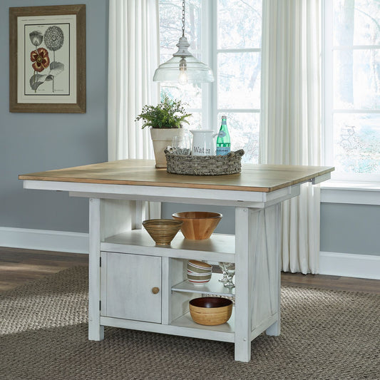 Lindsey Farm Counter Height Table w/Butterfly Leaf - Rooms For Less Furniture Outlet